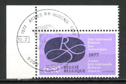 BE   1838   -----   1er Jour  Cachet Année Rubens Jodoigne   --  Coin De Feuille  --  Pleine Gomme - Used Stamps