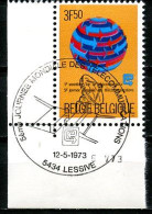 BE   1673   -----   Premier Jour    Lessive   --  Coin De Feuille  --  Pleine Gomme - Oblitérés