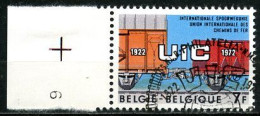 BE   1628   -----   Premier Jour    Bruxelles   --  Bord De Feuille  --  Pleine Gomme - Used Stamps