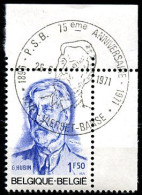 BE   1591  -----   1er Jour   Cachet Anniversaire P.S.B. Vierset - Barse   --  Coin De Feuille  --  Pleine Gomme - Used Stamps