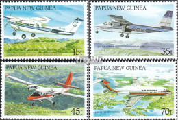 Papua-Neuguinea 557-560 (kompl.Ausg.) Postfrisch 1987 Flugzeuge - Papúa Nueva Guinea