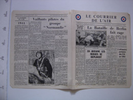 Flugblatt Tract Propagande Guerre Propaganda Leaflet RAF Le Courrier De L'Air - 1939-45