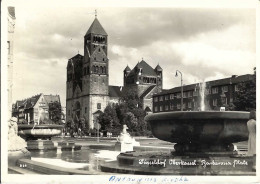 Düsseldorf-Oberkassel, Barbarossa-Platz, Gelaufen 1963 - Duesseldorf