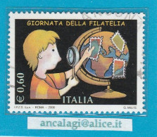 USATI ITALIA 2006 - Ref.1028A "GIORNATA DELLA FILATELIA" 1 Val. - - 2001-10: Usati