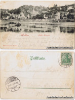 Ansichtskarte Wehlen Panorama Mit Hotel "Elbterasse" 1902 - Wehlen