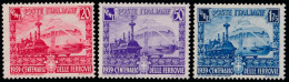 ITALY ITALIA REGNO 1939 SERIE FERROVIE (Sass. 449-451) NUOVA INTEGRA ** OFFERTA! - Mint/hinged