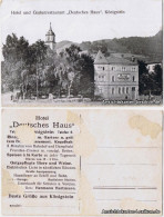 Königstein Sächsische Schweiz Hotel Und Gartenrestaurant "Deutsches Haus" 1922 - Königstein (Sächs. Schw.)