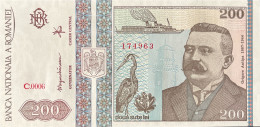 Romania 200 Lei, P-100 (December 1992) - UNC - Rumania