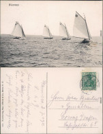 Wannsee Berlin Segelboot Regatta Auf Dem Wannsee Ansichtskarte 1913 - Wannsee