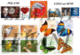 POLAND 2024 Set MNH I Quarter - Unused Stamps