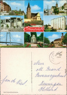 Emmerich (Rhein) Rheinpromenade  Schwesternwohnheim, Rheinbrücke Zollamt 1962 - Emmerich