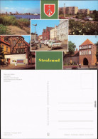 Stralsund  Hafen, Leninplatz, Friedrich-Wolff-Straße, Kulturhistorisches   1981 - Stralsund