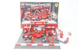 LEGO - 8375 Ferrari F1 Pit Set With Booklet Manual - Original Lego 2004 - Vintage - Catálogos