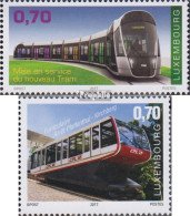 Luxemburg 2153-2154 (kompl.Ausg.) Postfrisch 2017 Eröffnung Der Straßenbahn - Ongebruikt