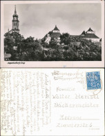 Ansichtskarte Augustusburg Blick Auf Burg Und Kirche 1954 - Augustusburg