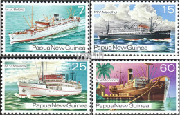 Papua-Neuguinea 298-301 (kompl.Ausg.) Postfrisch 1976 Schiffe - Papua Nuova Guinea