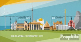 Luxemburg Block38 (kompl.Ausg.) Postfrisch 2017 Multilaterale Briefmarkenausstellun - Nuevos