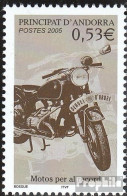 Andorra - Französische Post 635 (kompl.Ausg.) Postfrisch 2005 Motorrad - Markenheftchen