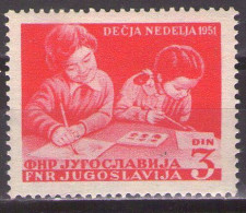 Yugoslavia 1951 - Children's Week - Mi 643 - MNH**VF - Unused Stamps