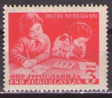 Yugoslavia 1951 - Children's Week - Mi 643 - MNH**VF - Ongebruikt