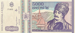 Romania 5.000 Lei, P-104 (May 1993) - UNC - Rumania