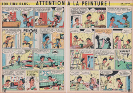 Bob Binn Dans Attention à La Peinture. Bande Dessinée. BD. Edouard Aidans Et Jacques Acar. 1965. - Verzamelingen