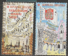 Croatie Europa 1998 N° 423/ 424 ** Festivals Nationaux - 1998