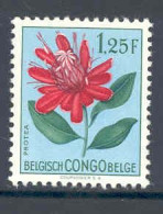 Belgian Congo 1952 Flowers Protea 1F25 MNH ** - Sonstige & Ohne Zuordnung