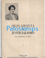 227465 ARGENTINA BUENOS AIRES PERONISMO LIBRILLO OLIGARQUIA Y JUSTICIALISMO AÑO 1953 NO POSTAL POSTCARD - Argentina