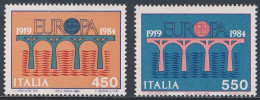 Italy Italie Italia 1984 Mi 1886 /7 YT 1618 /9 SG 1840 /1 ** 25th Ann. European Post And Telecommunications Conference - 1984