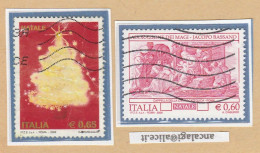 USATI ITALIA 2006 - Ref.1032A "NATALE" Serie Di 2 Val. - - 2001-10: Usati