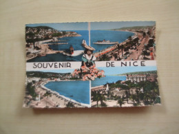 Carte Postale Ancienne NICE Multi-vues - Mehransichten, Panoramakarten