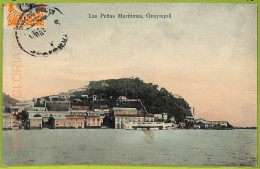 Af2362 - ECUADOR - Vintage Postcard - Guayaquil - Las Penas Maritimas - 1908 - Equateur