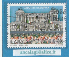 USATI ITALIA 2006 - Ref.1033 "AI CADUTI DI NASSIRIYA" 1 Val. - - 2001-10: Usati