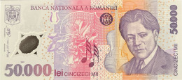 Romania 50.000 Lei, P-113 (2001) - UNC - Rumänien