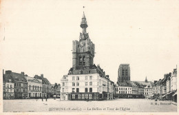 62 Bethune Le Beffroi Et Tour De L' église CPA - Bethune