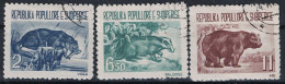 Albanien Albania Albanie - Einheimische Tiere (MiNr: 627/9) 1961 - Gest Used Obl - Albanien