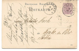 CARTE POSTALE 1885 AVEC CACHET DE SZRODKE - Postkarten