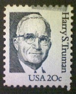 United States, Scott #1862, Used(o), 1984, Great Americans: Harry Truman, 20¢ - Gebruikt