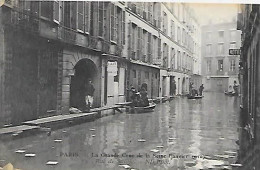 CPA Paris La Grande Crue De La Seine Inondation Janvier 1910 Rue De Savoie - Paris (06)