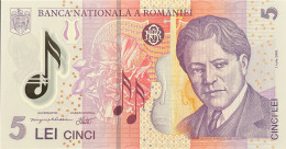 Romania 5 Lei, P-118a (2005) - UNC - Rumänien