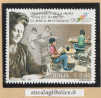 USATI ITALIA 2007 - Ref.1035 "MARIA MONTESSORI" 1 Val. - - 2001-10: Oblitérés