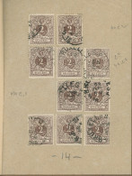 Joli Lot Du 2c Brun. (Sc.29)  ±140 Timbres - 1869-1888 Leone Coricato