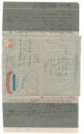 1960 AEROGRAMME LIRE 110 PER EXTRAEUROPA - VIAGGIATO - Entero Postal