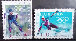 Liechtenstein 2010, Winter Olympic Games In Vancouver, MNH Stamps Set - Unused Stamps