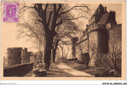 AFGP5-46-0396 - Château De CASTELNAU - Terrasse Sur L'allée Des Tileuls  - Bretenoux
