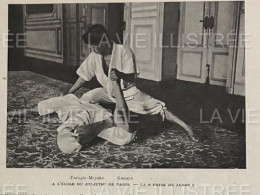 1905 UNE ECOLE DE JIU JITSU À PARIS - PROFESSEURS KANAYA Et FARUGIE MI YAKE - LA VIE ILLUSTRÉE - 1900 - 1949