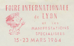 Meter Cover France 1964 International Fair Lyon - Lion - Unclassified