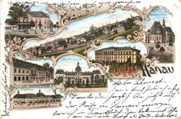 Gruss Aus Hanau Am Main - Litho - Hanau