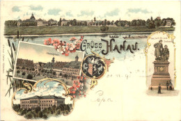 Gruss Aus Hanau Am Main - Litho - Hanau